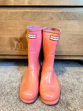 Hunter Original Short Rain Boots Pink